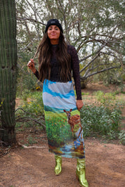 That's Cute Doe Mesh Skirt