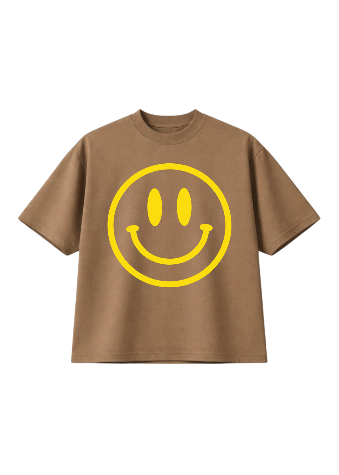 Burn Bridges (Latte Brown Graphic Box Tee)