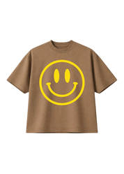 Burn Bridges (Latte Brown Graphic Box Tee)