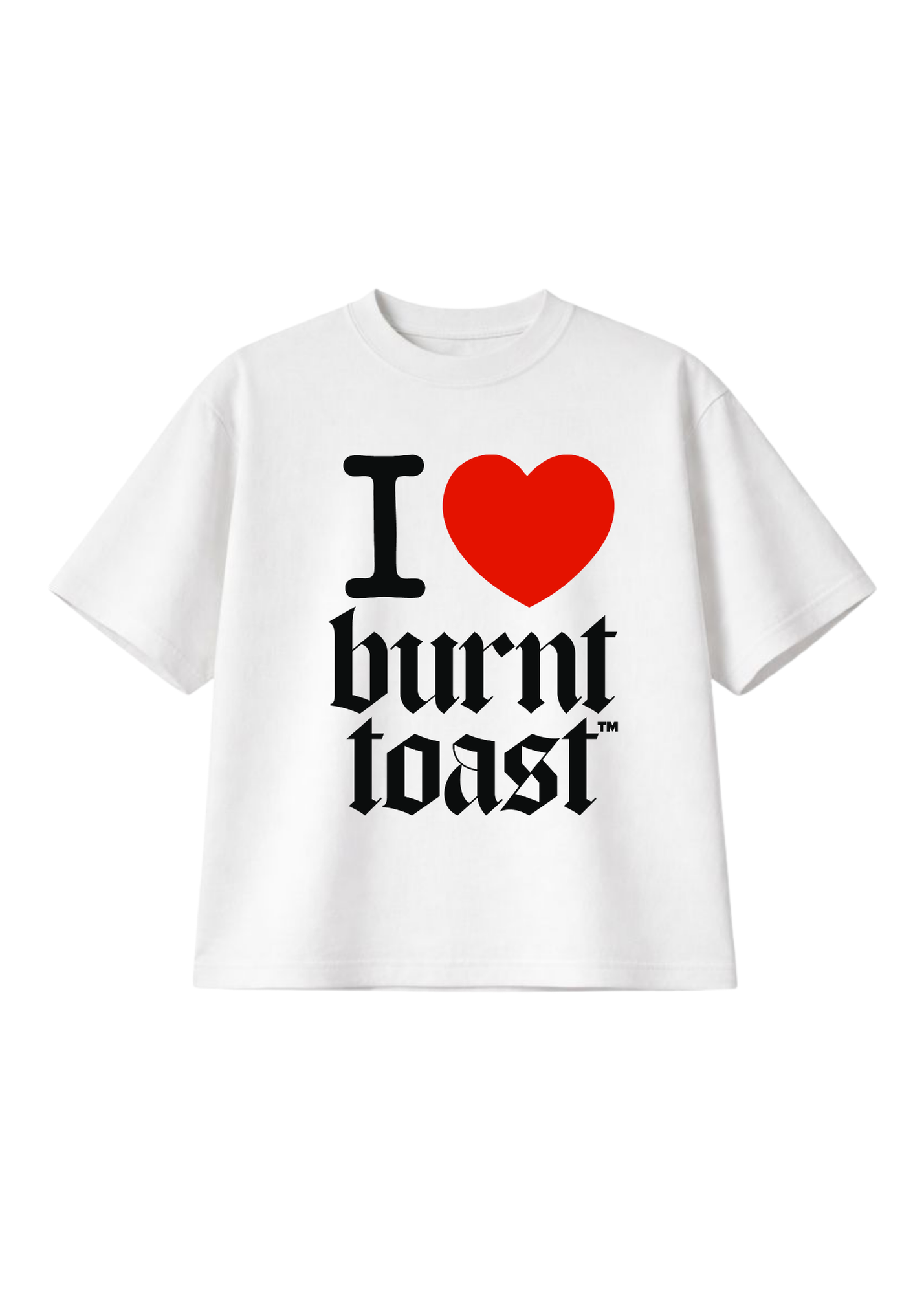 I <3 Burnt Toast (NEW! Ultra Oversized Graphic Tee)