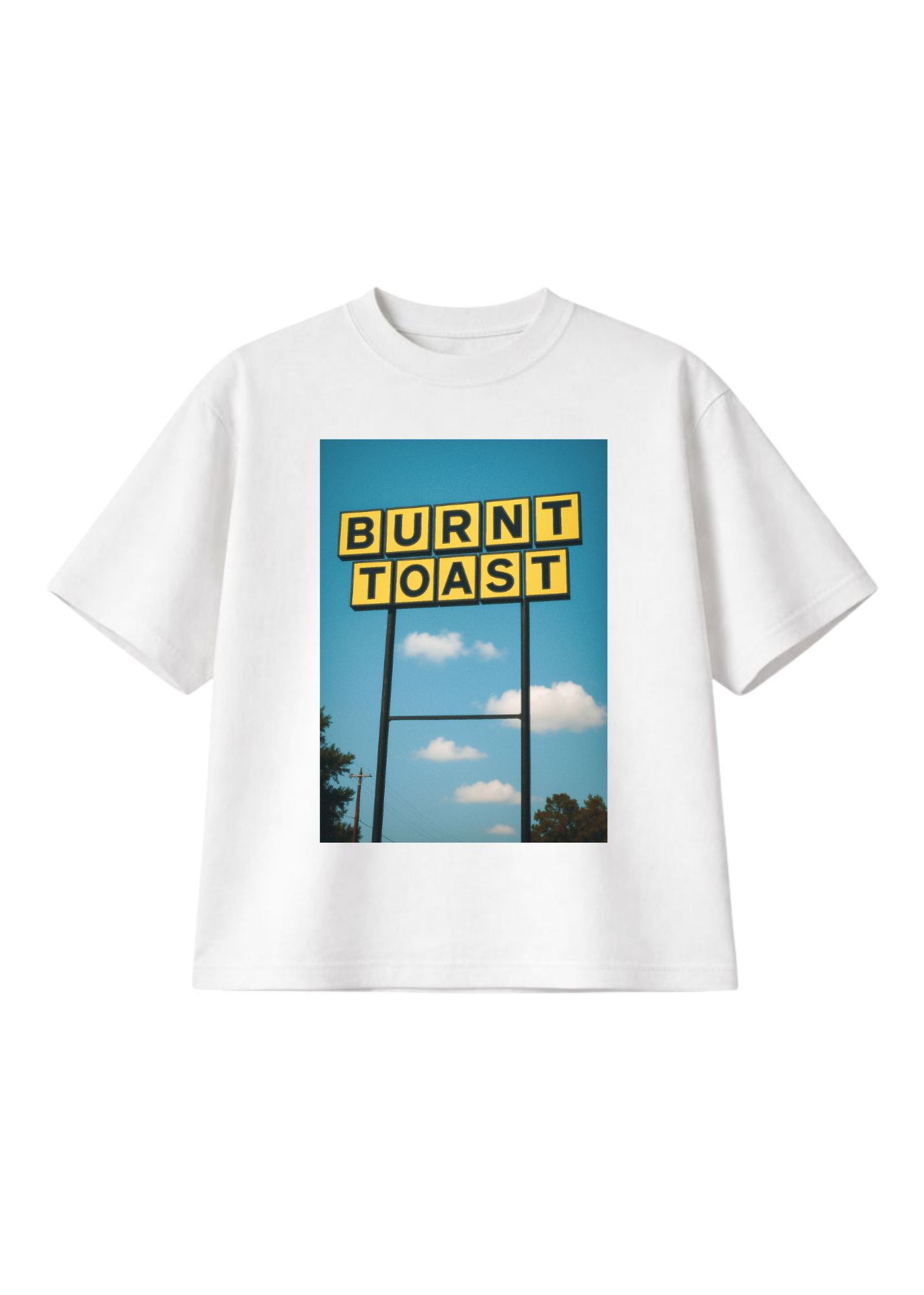 Burnt Toast Waffle House (NEW! Ultra Oversized Graphic Tee)