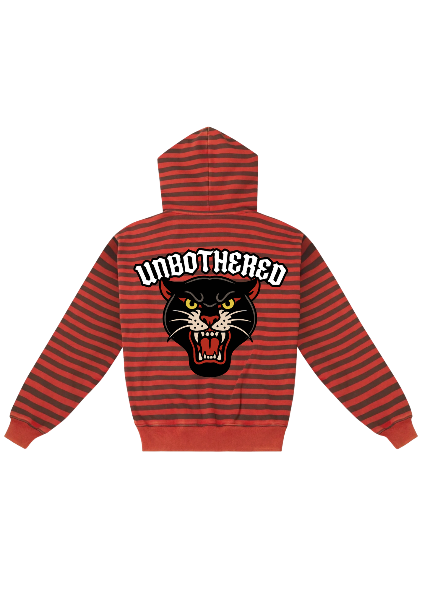 Unbothered Graphic Zip Up Hoodie