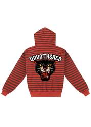 Unbothered Graphic Zip Up Hoodie