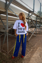 Go Team Bow Tie Track Pants