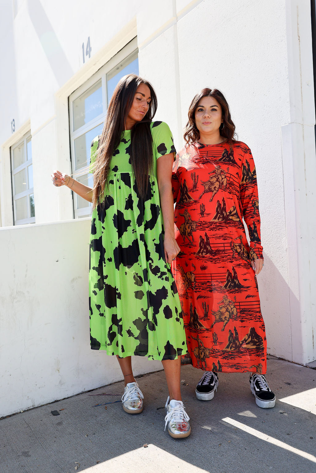 Hold Your Horses Boxy Mesh Dress