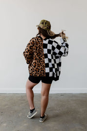 Split Decision Oversized Boxy Cardigan **RESTOCKED**