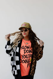 Split Decision Oversized Boxy Cardigan **RESTOCKED**