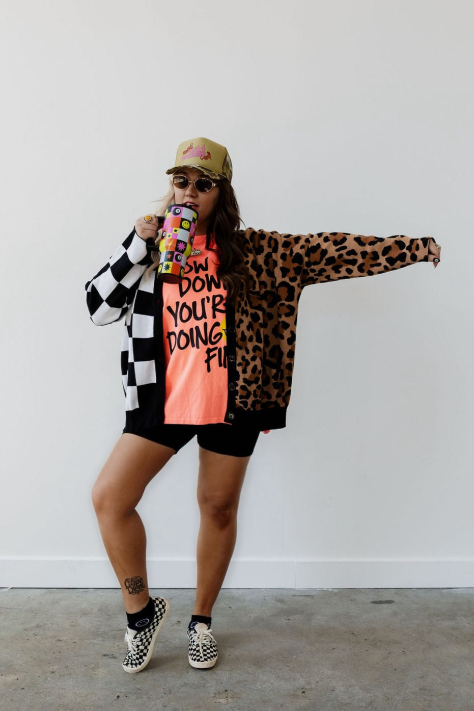 Split Decision Oversized Boxy Cardigan **RESTOCKED**