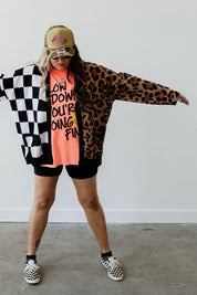 Split Decision Oversized Boxy Cardigan **RESTOCKED**
