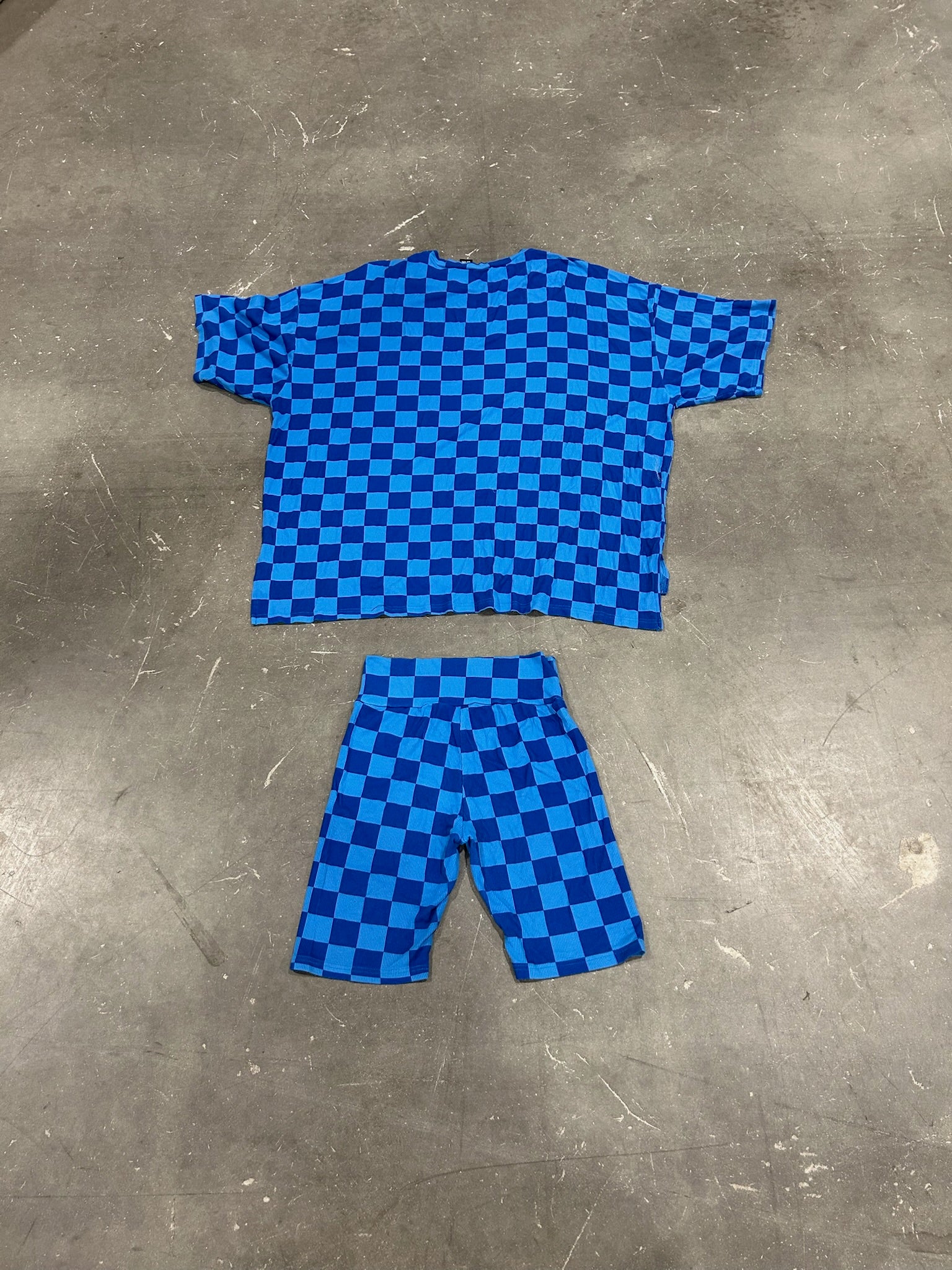 Oversized Check Yourself Biker Set (Size S/M) | VIP Warehouse Sale