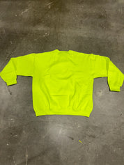 Lime Green Fierce 8 Ball Graphic Crew (Size XL) | VIP Warehouse Sale