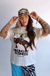 Running Wild Premium Off-White Graphic Tee