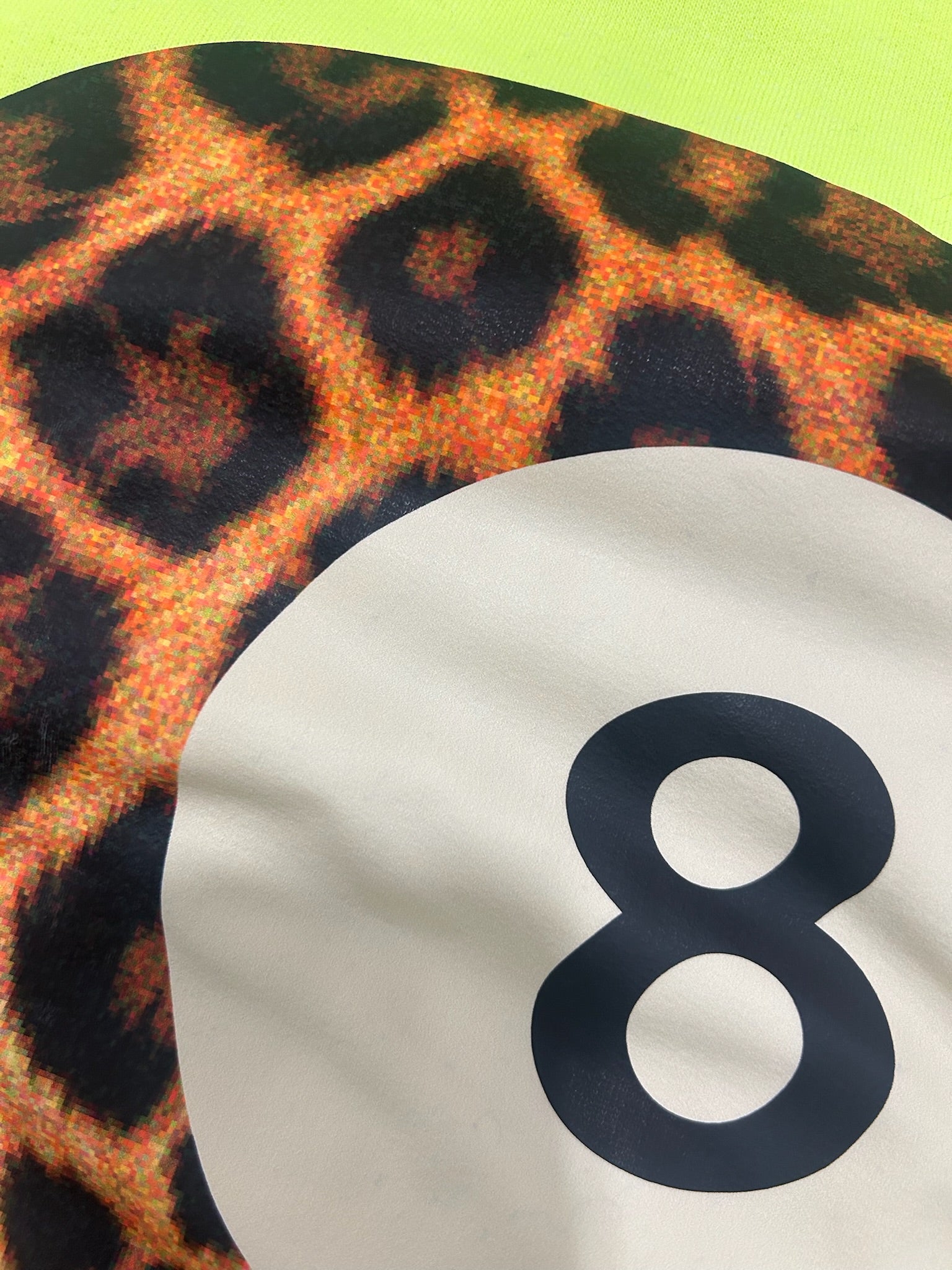 Fierce 8 Ball Lime Green Crew *MISPRINT* (MULTIPLE SIZES) | VIP Warehouse Sale