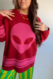 Cosmic Knit Jersey Sweater
