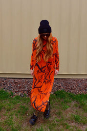 Now You See Me Camo Boxy Mesh Dress