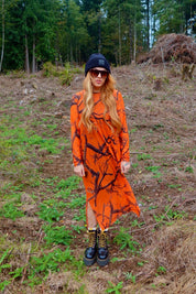 Now You See Me Camo Boxy Mesh Dress