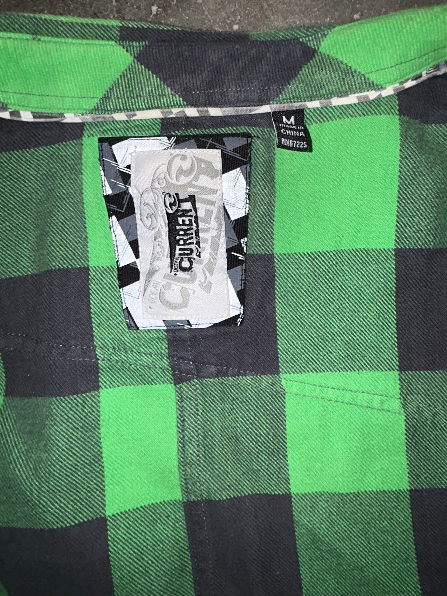 Black & Green Checkered Flannel (Size M) | VIP Warehouse Sale
