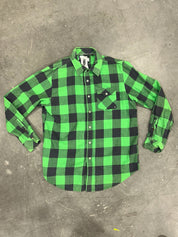 Black & Green Checkered Flannel (Size M) | VIP Warehouse Sale