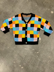 Blue Blush Checkered Cardigan (Size M) | VIP Warehouse Sale