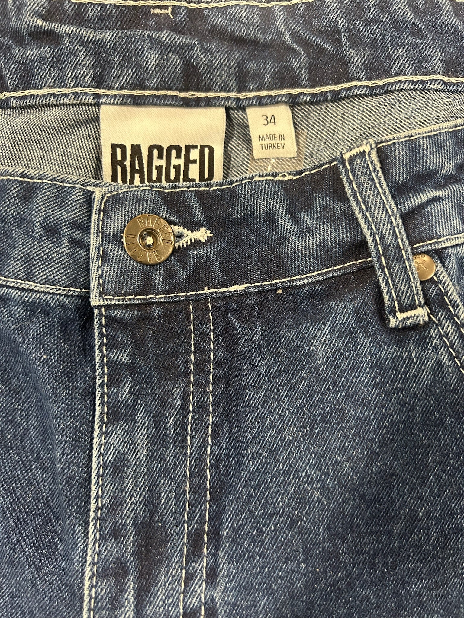 Ragged Yin Yang Shorts (Size 34) | VIP Warehouse Sale