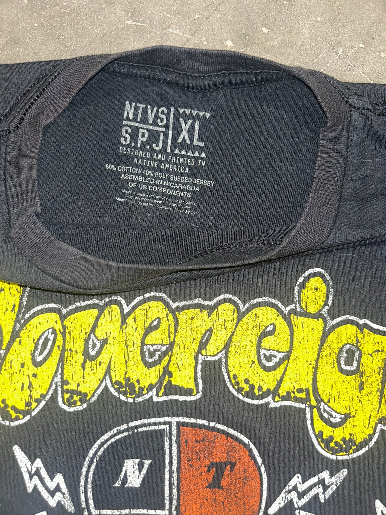 Sovereign Nation Band Tee (Size XL) | VIP Warehouse Sale