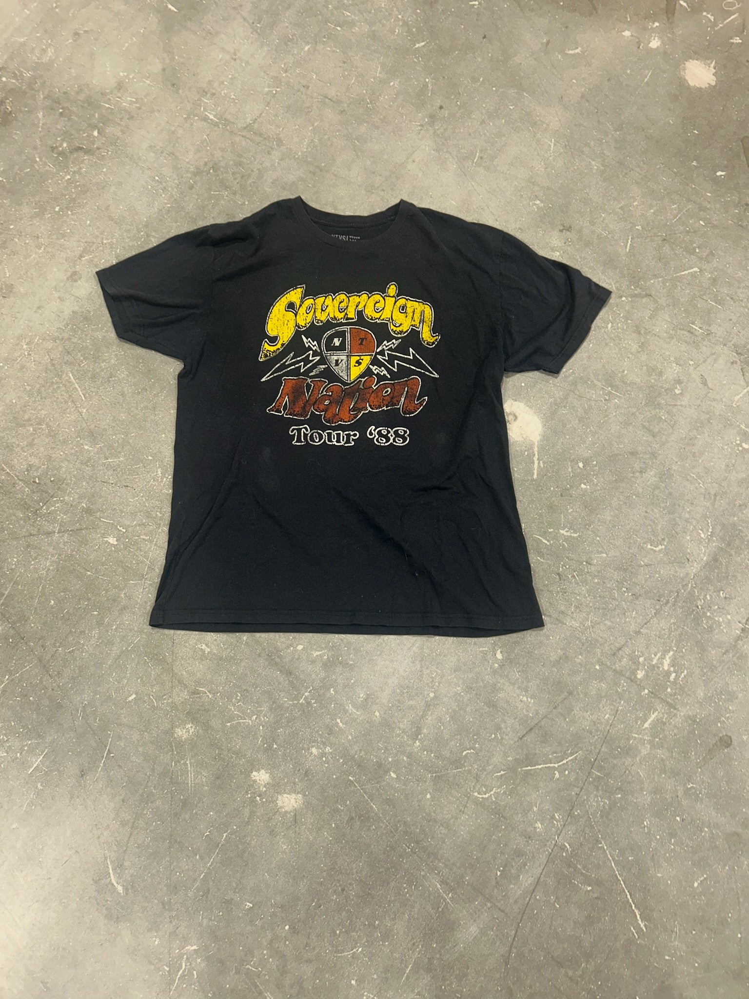 Sovereign Nation Band Tee (Size XL) | VIP Warehouse Sale