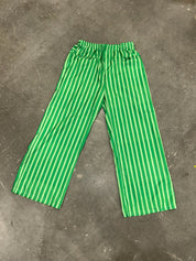 Green Stripe Pants (Size L) | VIP Warehouse Sale