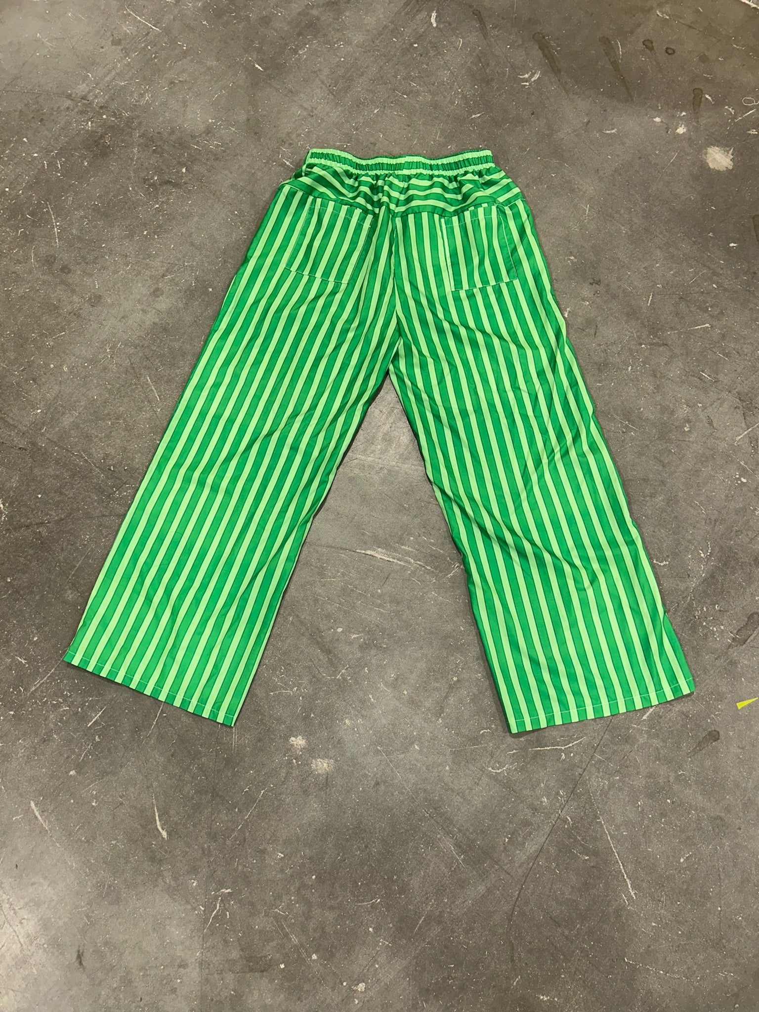Green Stripe Pants (Size L) | VIP Warehouse Sale