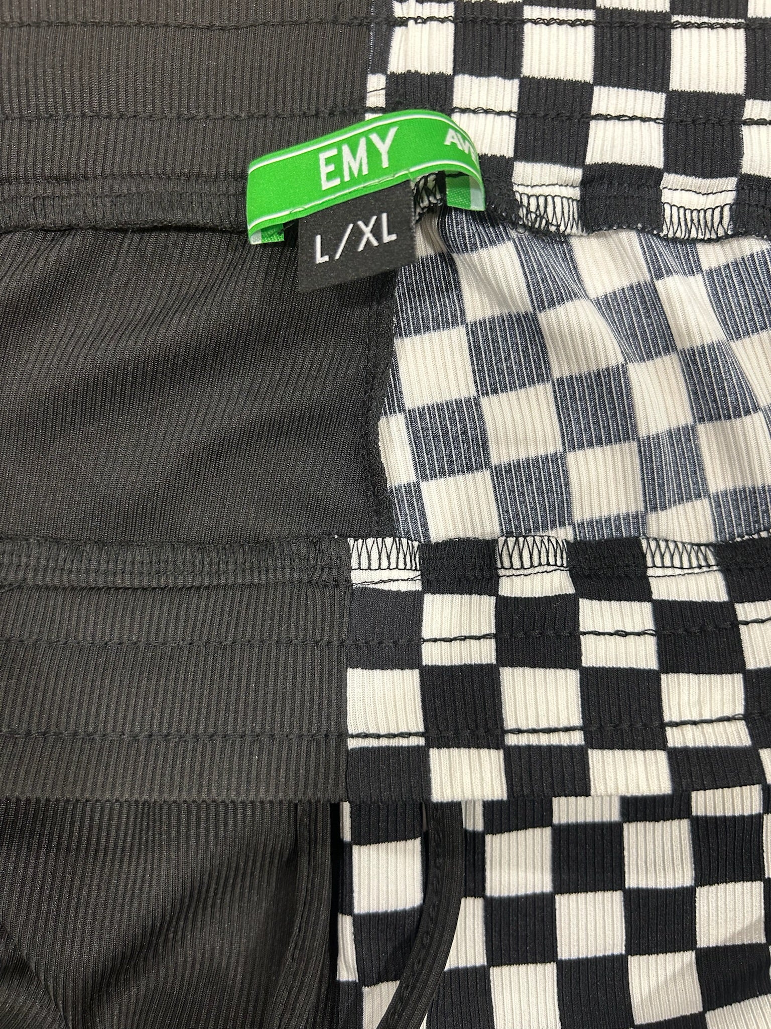 Black & White Half & Half Pants (Size L/XL) | VIP Warehouse Sale