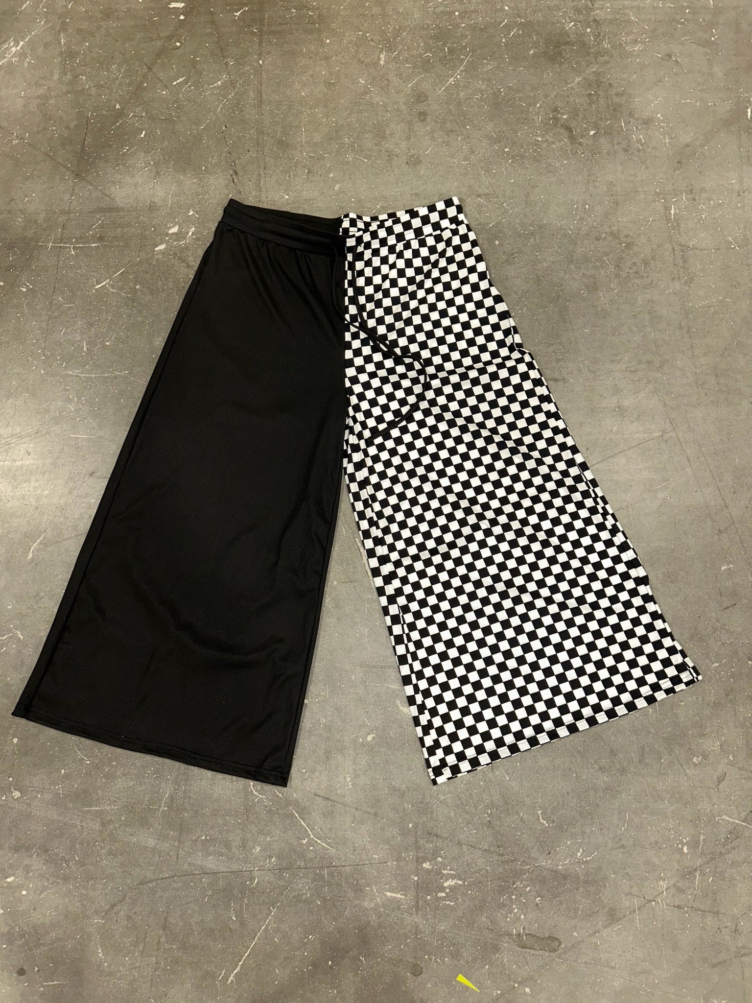 Black & White Half & Half Pants (Size L/XL) | VIP Warehouse Sale