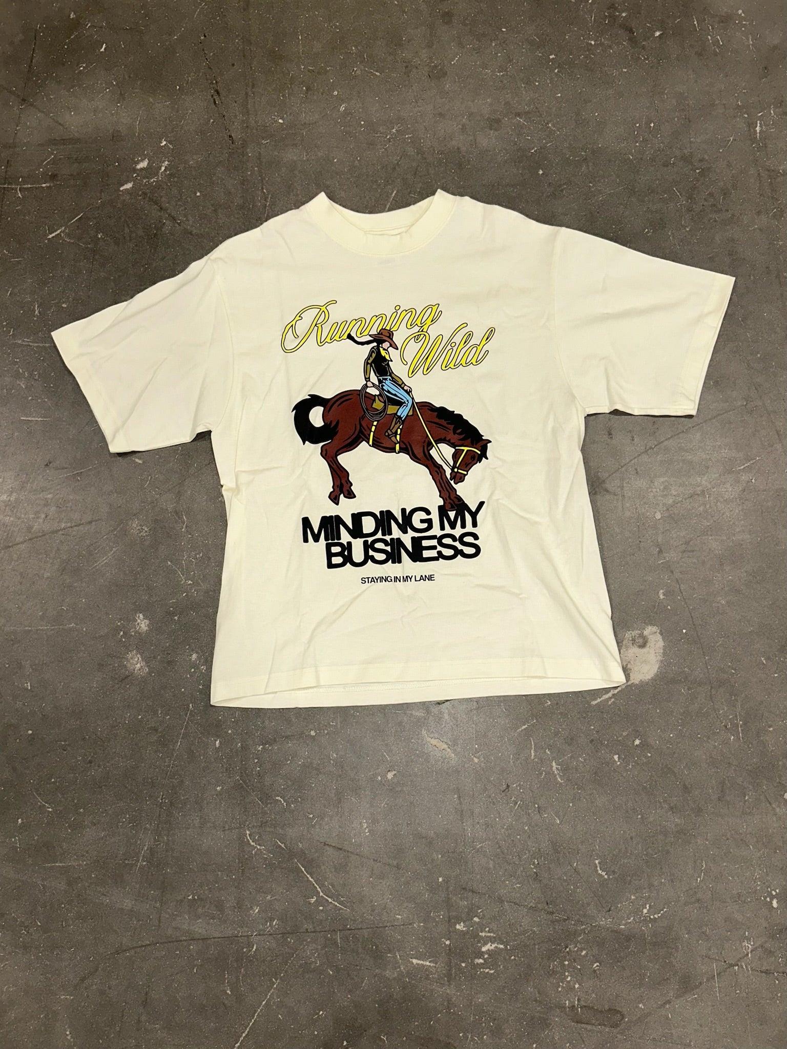 Running Wild Graphic Tee (Size L) | VIP Warehouse Sale