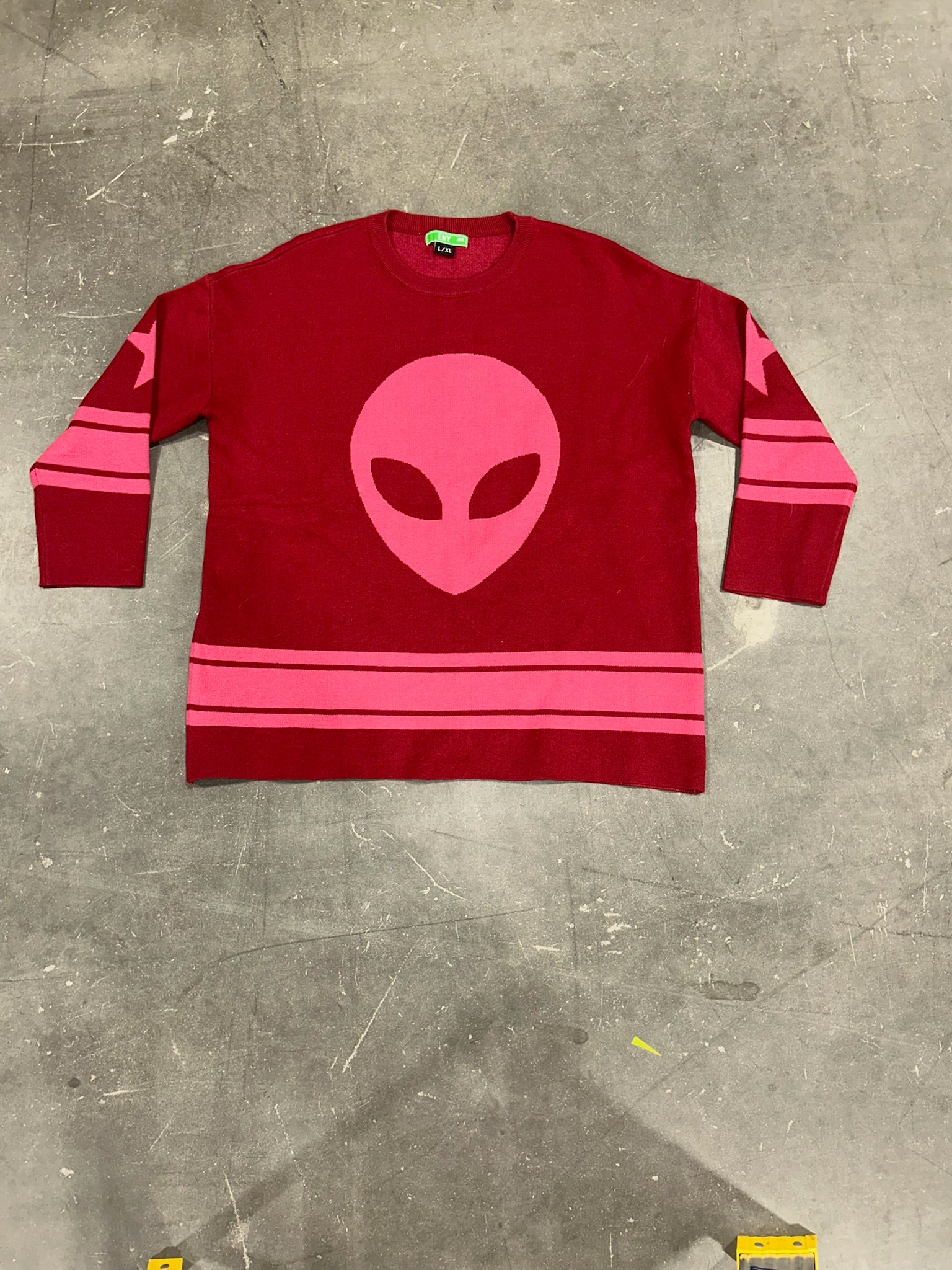 Cosmic Knit Alien Sweater (Size L/XL) | VIP Warehouse Sale