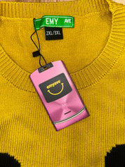 Big Mood Smiley Oversized Sweater (Size 2X/3X) | VIP Warehouse Sale