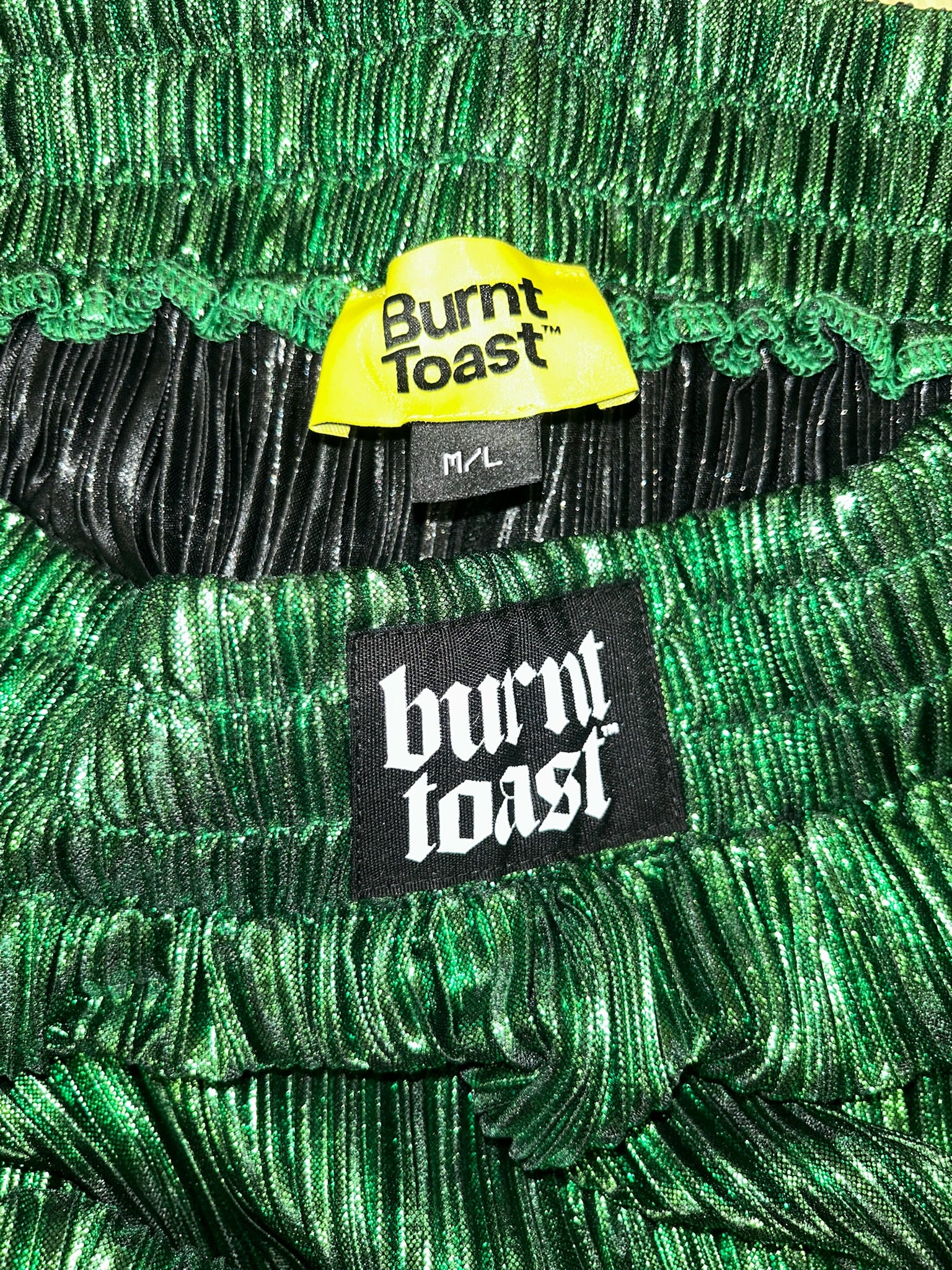 Electric Current Green Metallic Pants (Size M/L) | VIP Warehouse Sale