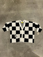DEFECTIVE POCKET Checkered Cardigan (Size L/XL) | VIP Warehouse Sale
