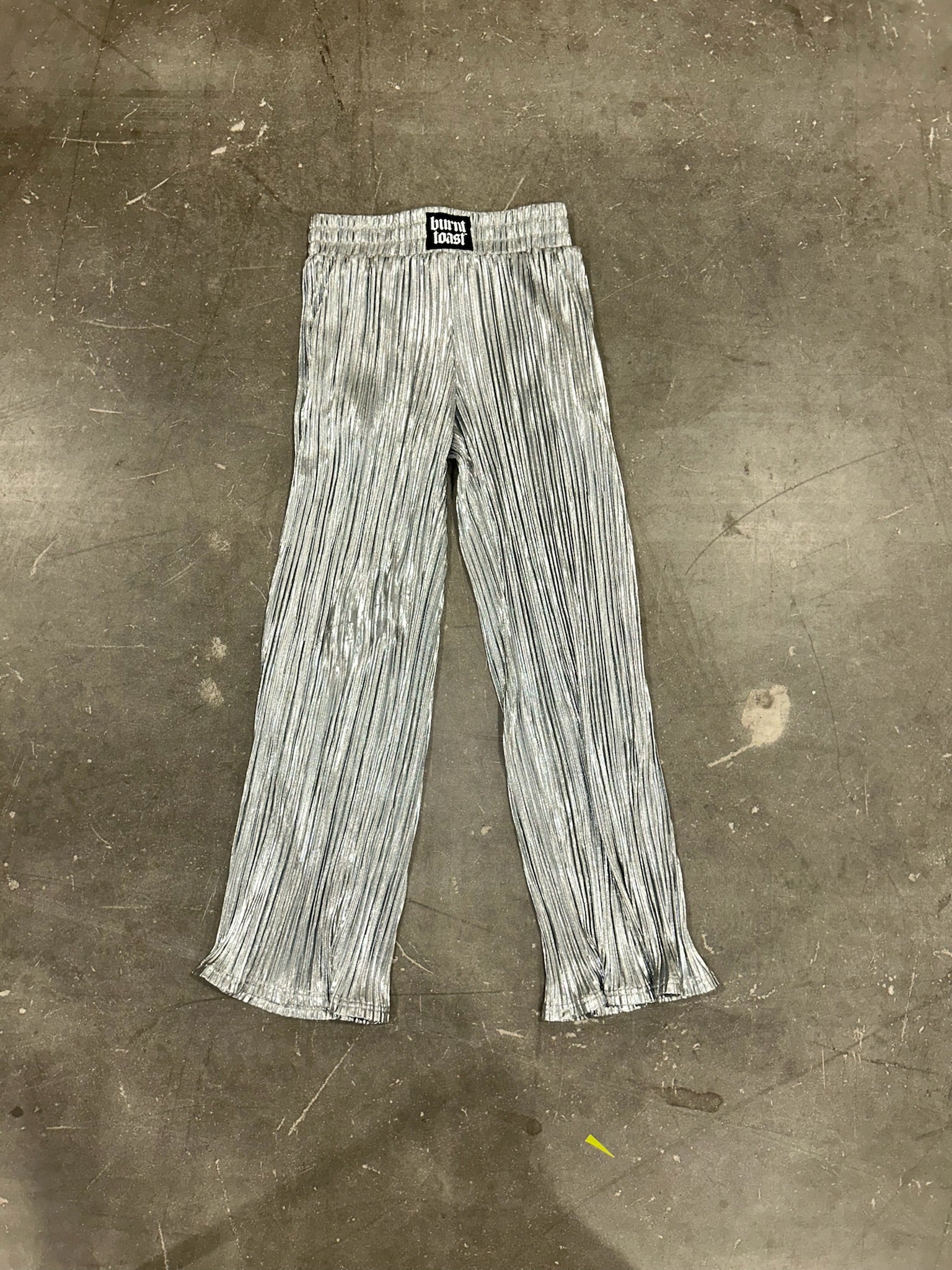 DEFECTIVE Silver Metallic Pants (Size XS/S) | VIP Warehouse Sale
