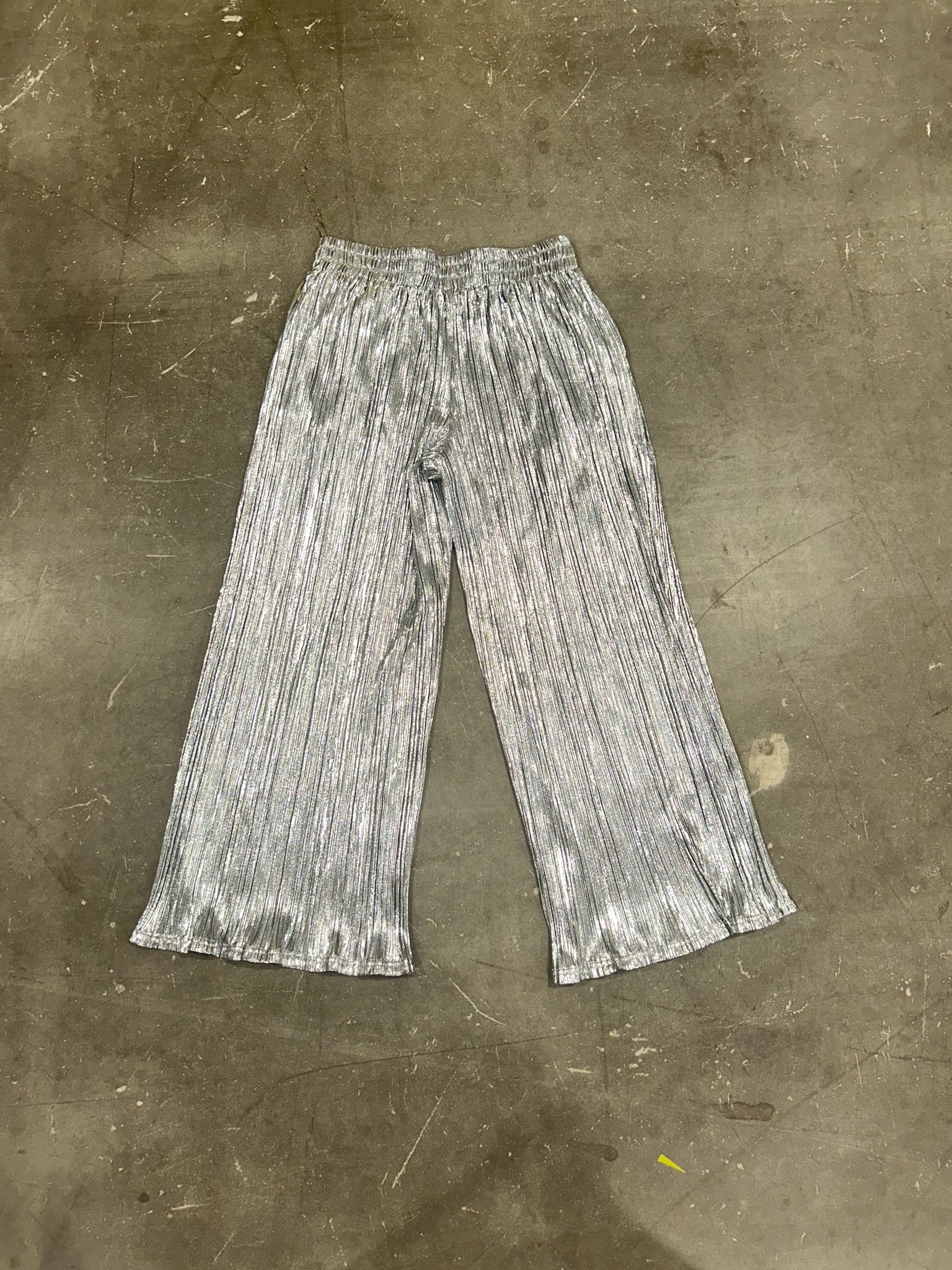 Heavy Metal Silver Metallic Pants (Size M/L) | VIP Warehouse Sale