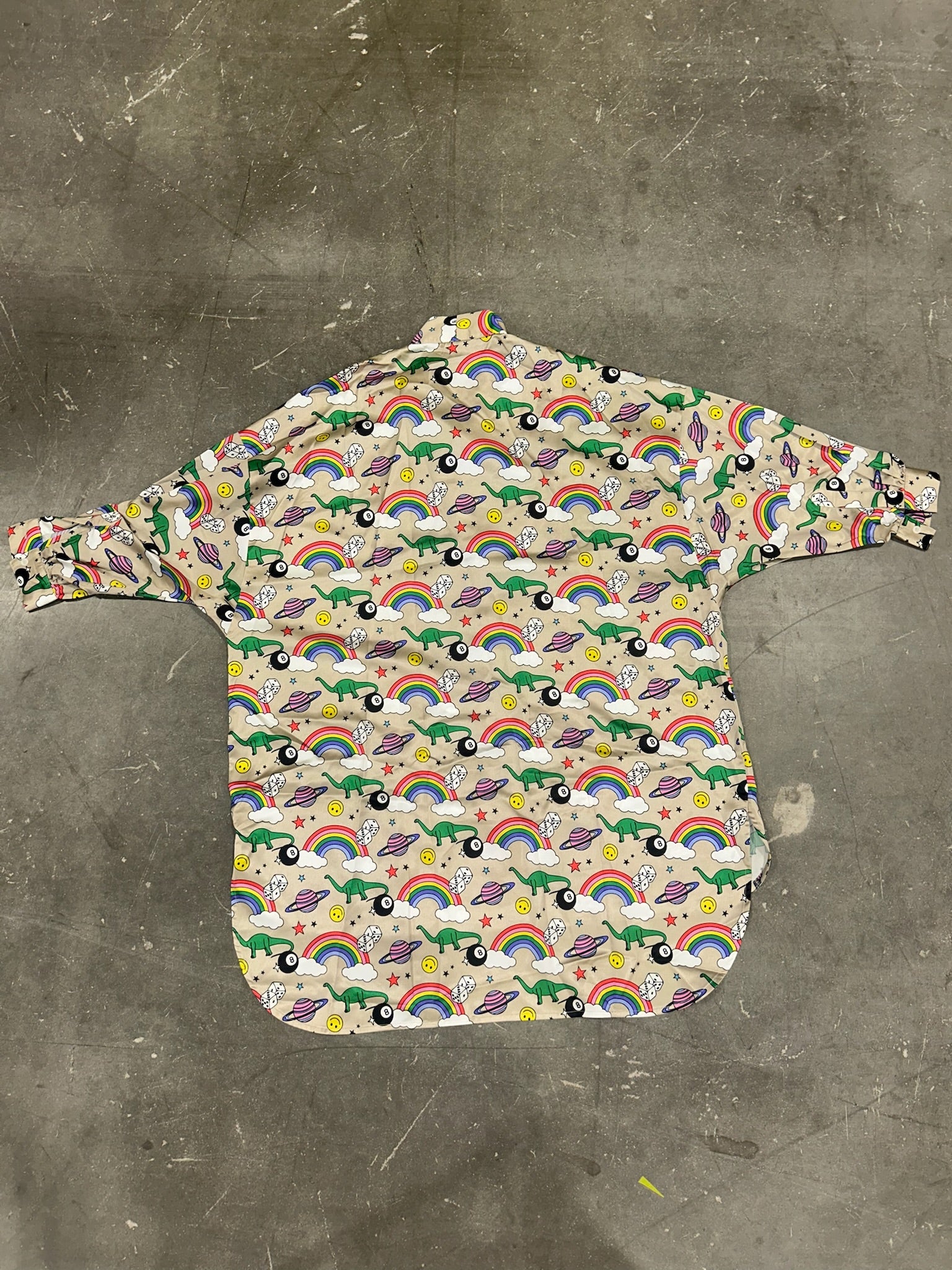 I <3 Dino's Satin Top ONLY (Size S/M) | VIP Warehouse Sale