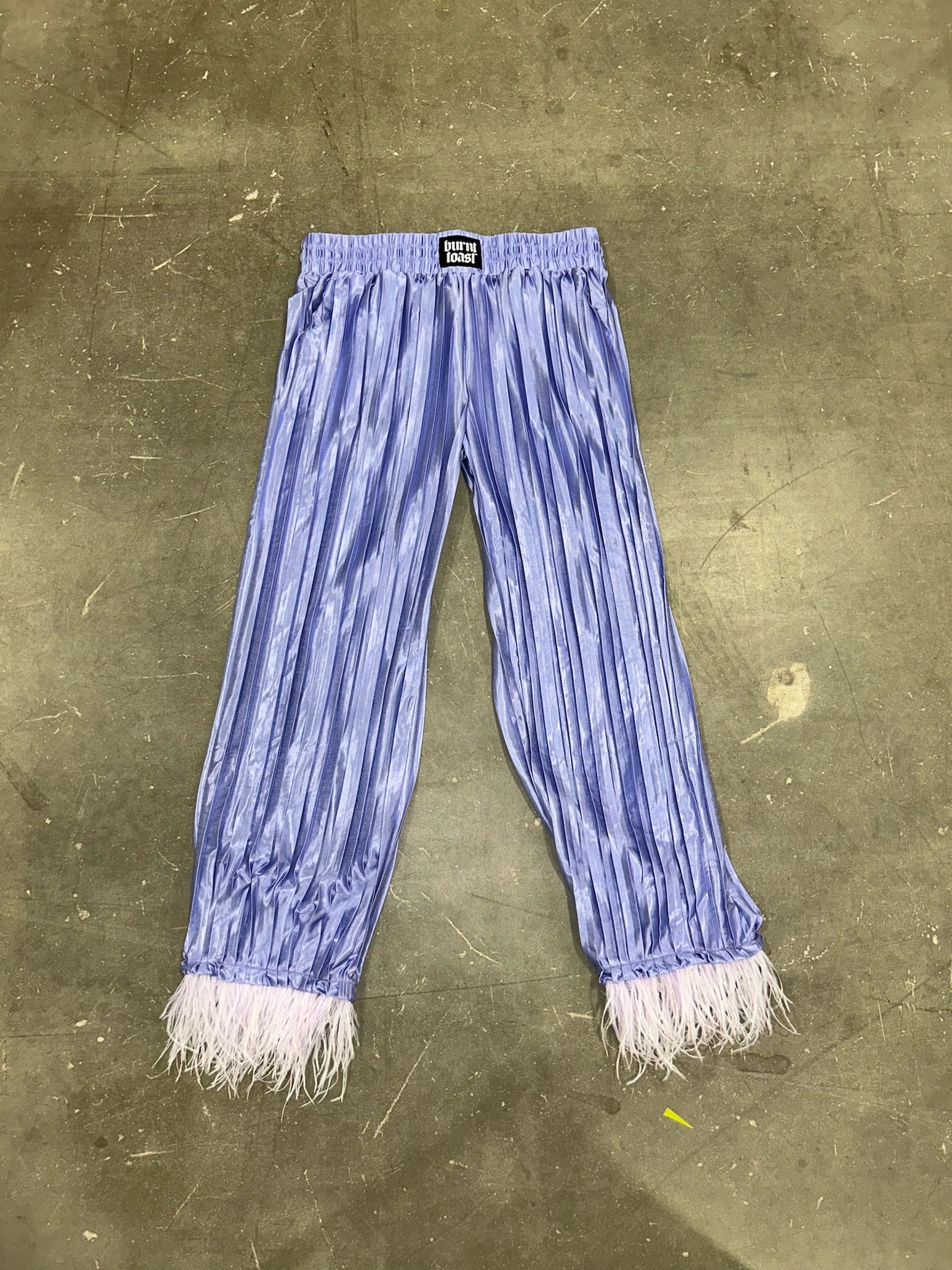 Lavender Haze Pleated Feathered Pants (Size M/L) | VIP Warehouse Sale