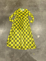 Grandma Green Checkered Mesh Dress (Size L/XL) | VIP Warehouse Sale