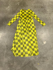 Grandma Green Checkered Mesh Dress (Size L/XL) | VIP Warehouse Sale