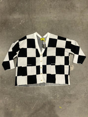 Checkered Cardigan (Size L/XL) | VIP Warehouse Sale