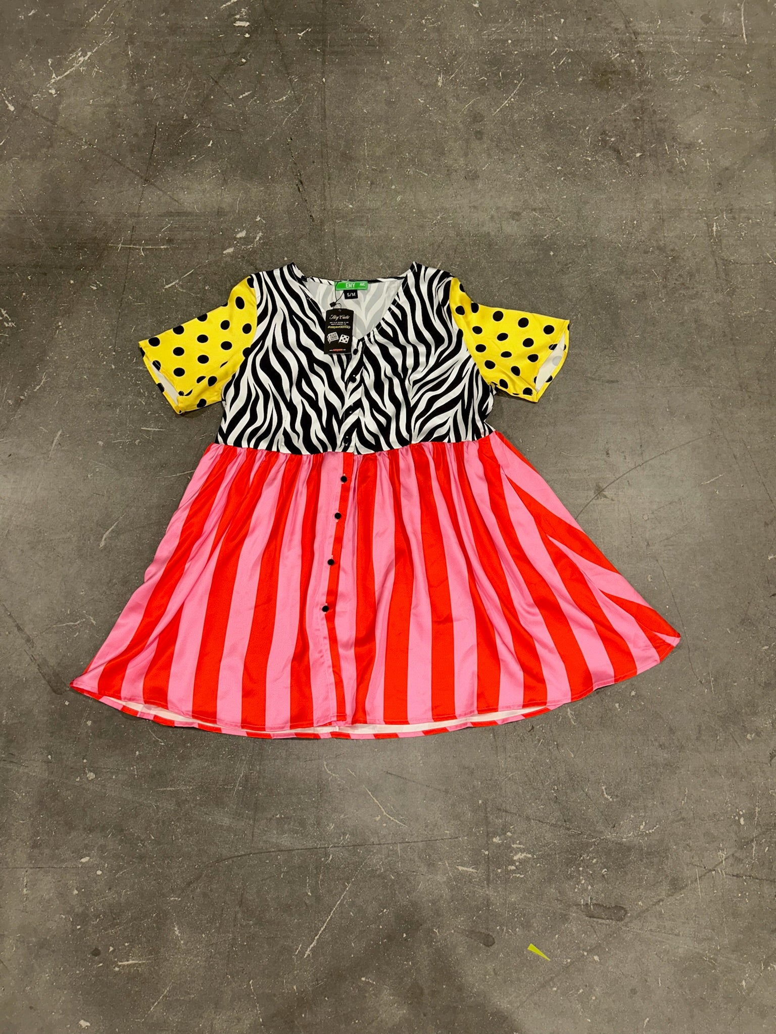 Eclectic Jungle Babydoll Dress (Size S/M) | VIP Warehouse Sale