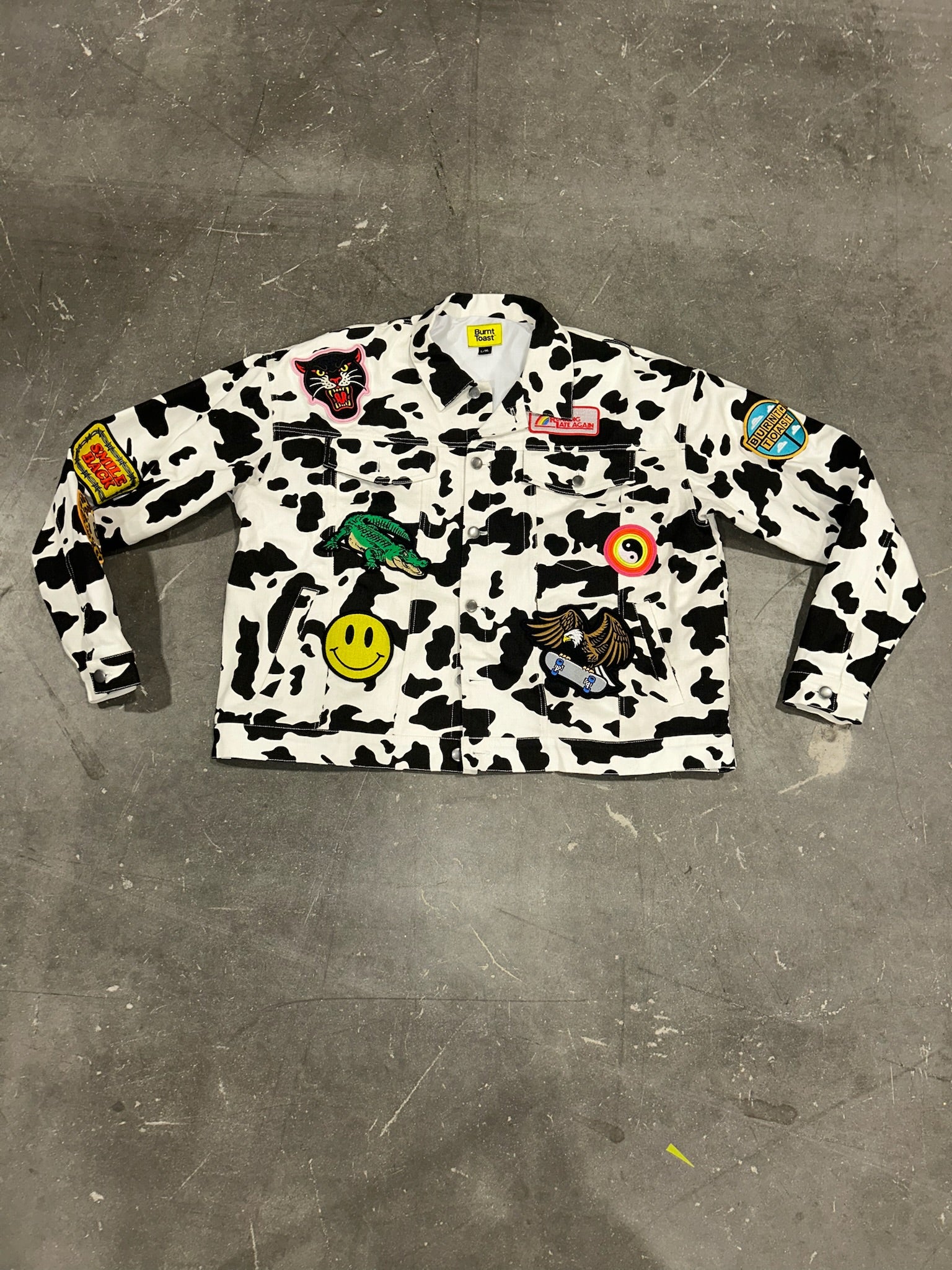 Mayhem Patch Cow Denim Jacket (Size L/XL) | VIP Warehouse Sale