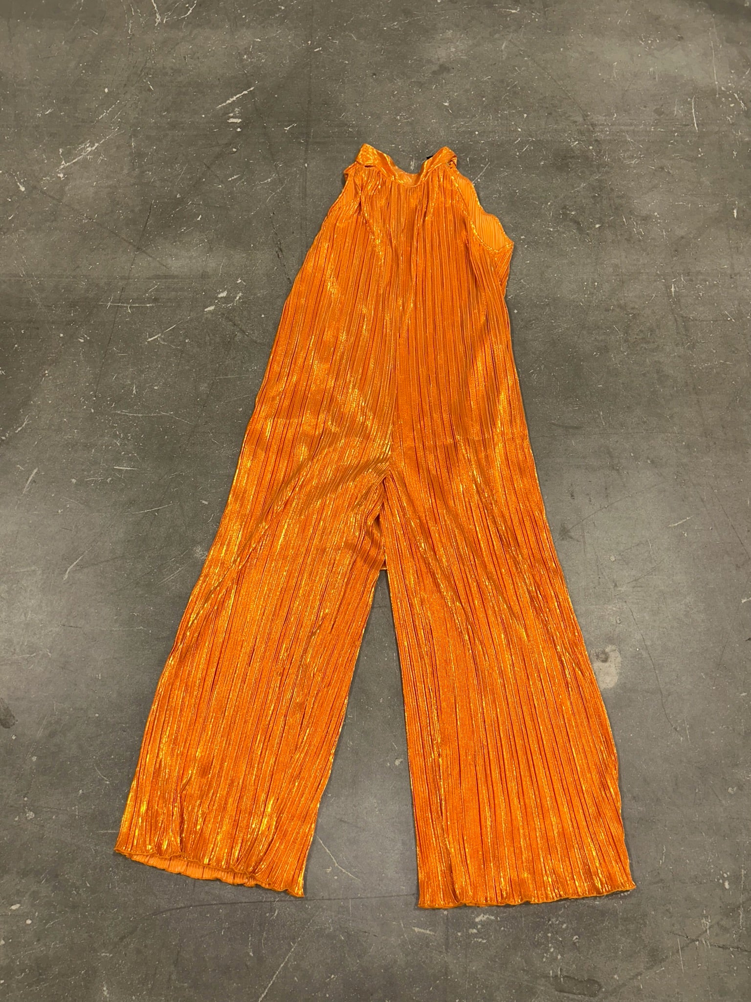 Orange Metallic Jumpsuit (Size M/L) | VIP Warehouse Sale