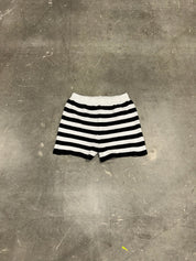 Knit Monochrome Stripe Shorts (Size M/L) | VIP Warehouse Sale