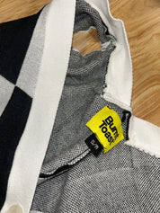 DEFECTIVE Checkered Cardigan (Size S/M) | VIP Warehouse Sale