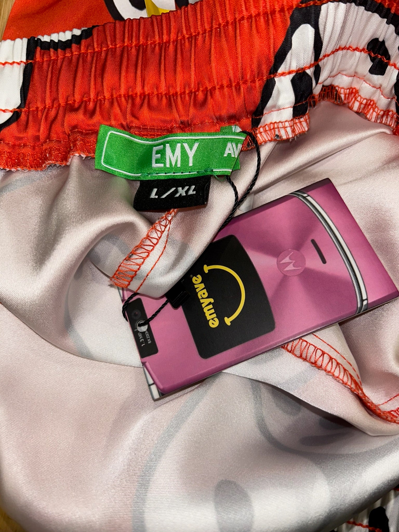 High Stakes Red Dice Straight-Leg Pants (Size L/XL) | VIP Warehouse Sale