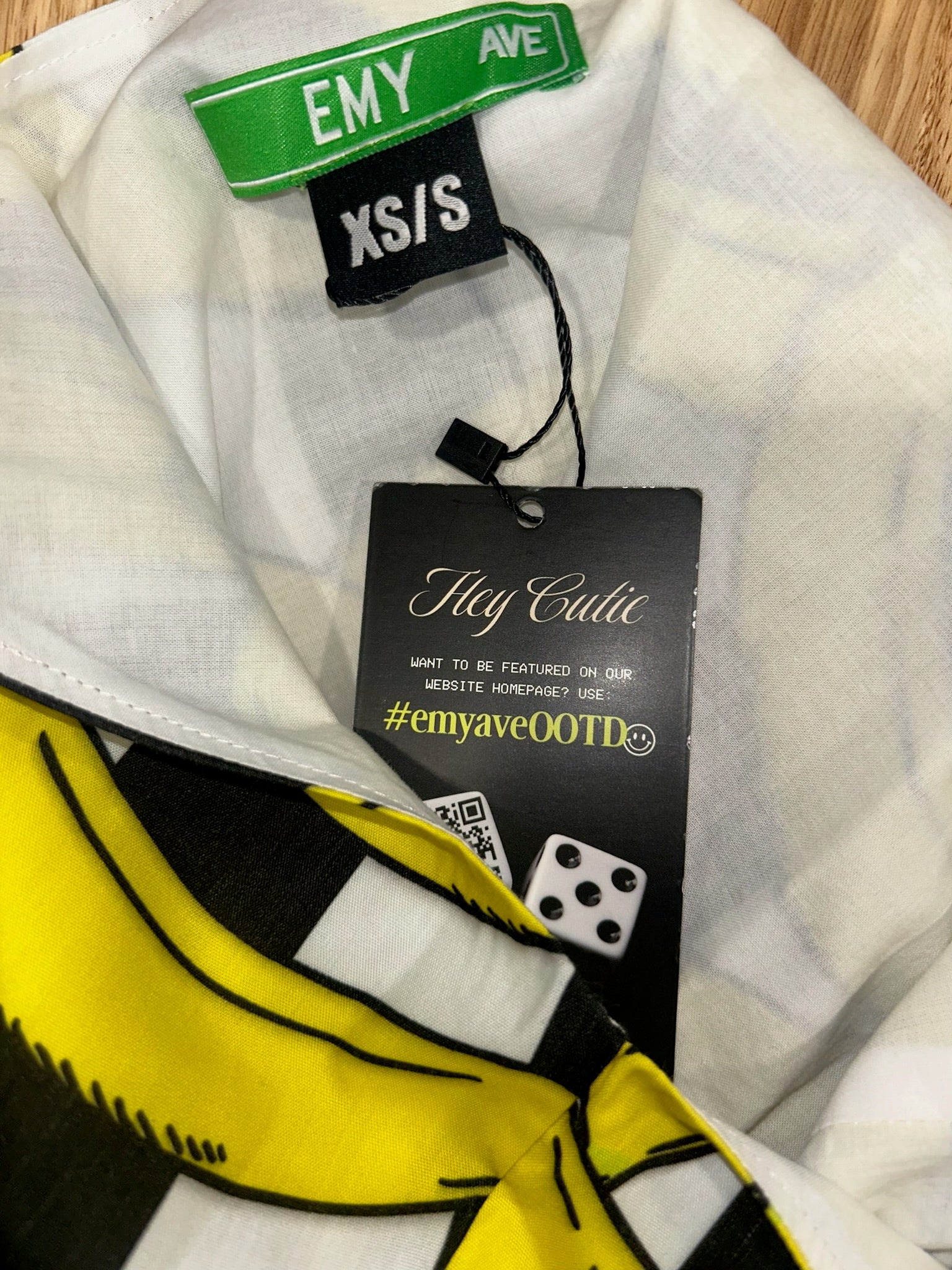 Bananas Linen Dress (Size XS/S) | VIP Warehouse Sale