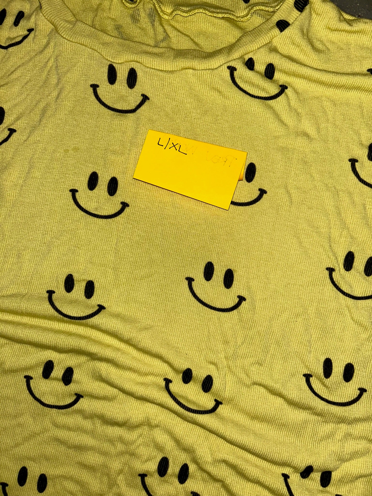Oversized Smiley TOP ONLY (Size L/XL) | VIP Warehouse Sale